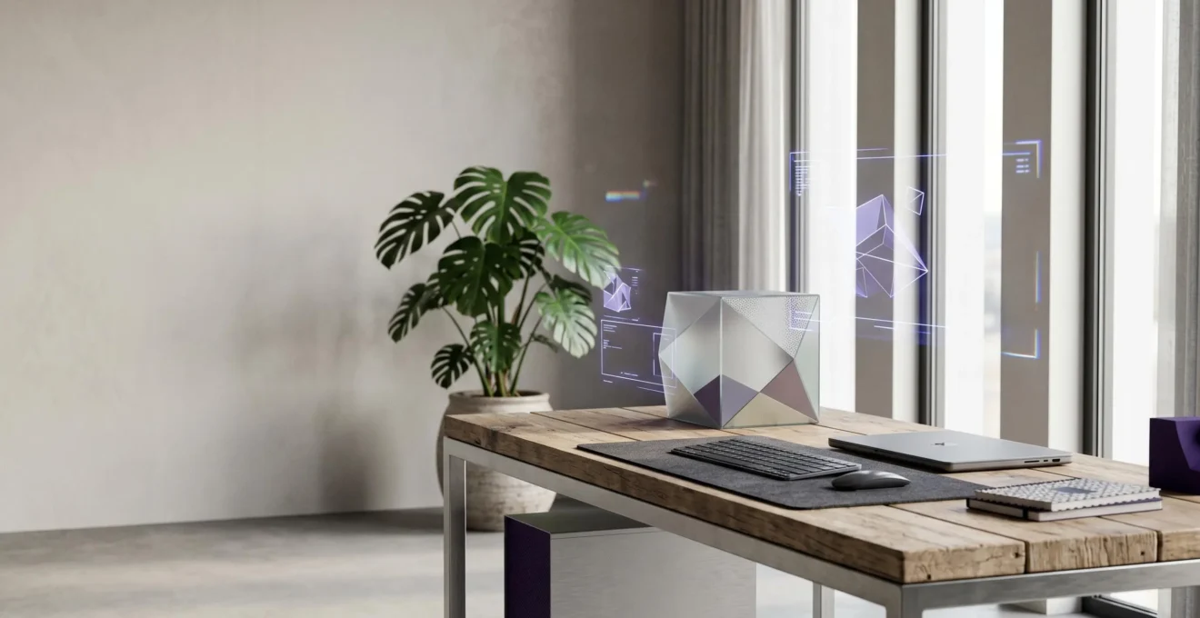 Composition éditoriale illustrant l'économie des objets virtuels et la monétisation numérique